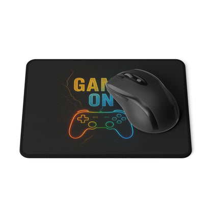 Game On Neon Controller Mouse Pad — Non‑Slip Gaming Desk Mat